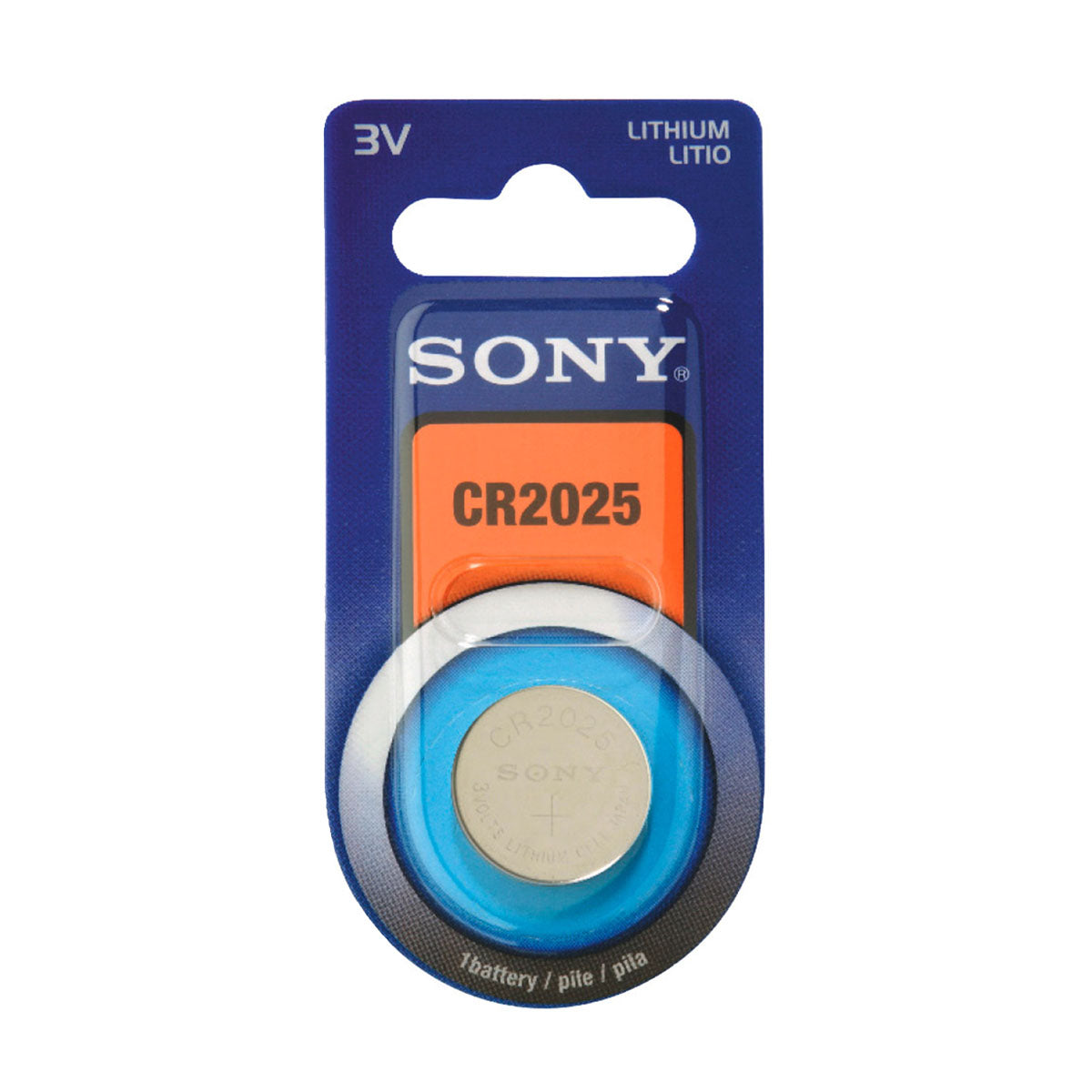 Sony CR2025 3V Lithium Coin Cell Battery (1 Retail Pack) ICELLYOU