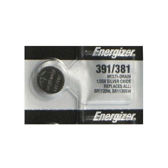 391/381 Energizer Watch Batteries 1.55V Silver Oxide Multi-Drain