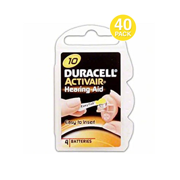 Duracell Activair 10 Hearing Aid Battery - Mercury Free