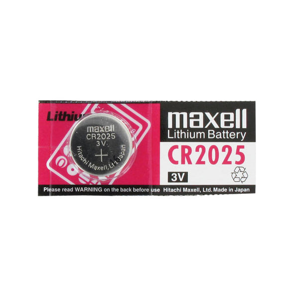 Maxell CR2025 150mAh 3V Lithium Coin Cell (1 Battery)