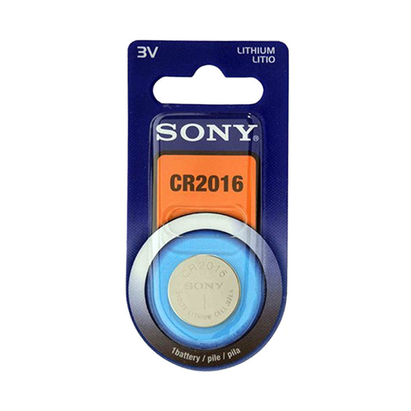 Sony CR2016 3V Lithium Coin Cell Battery (1 Retail Pack)